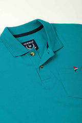 Teal Green Polo T-Shirt